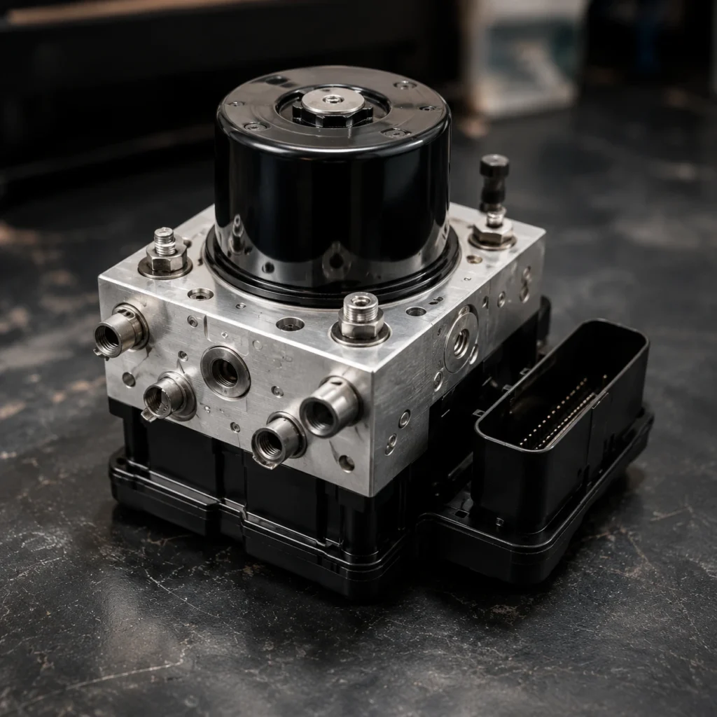 ABS hydraulic control module with electronic control unit